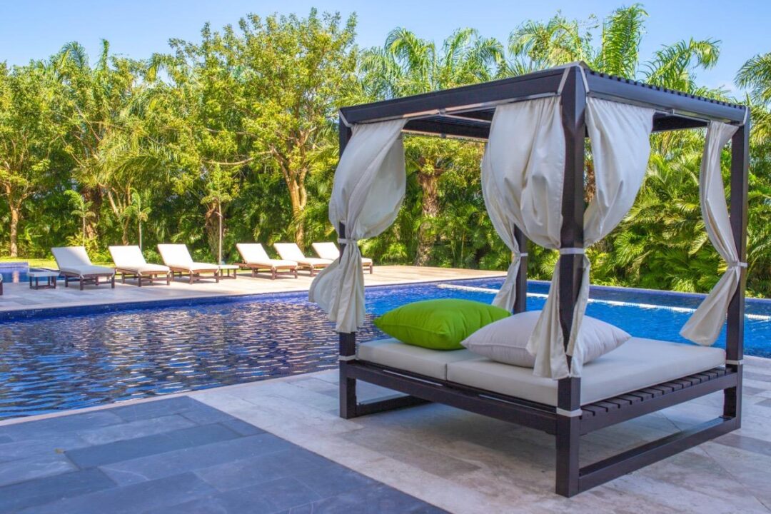 Gazebo ZeroMadera Waterproof (con cojín)