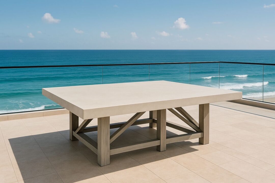 Mesa Finlandia rectangular con cubierta Ramstone - Imagen 2