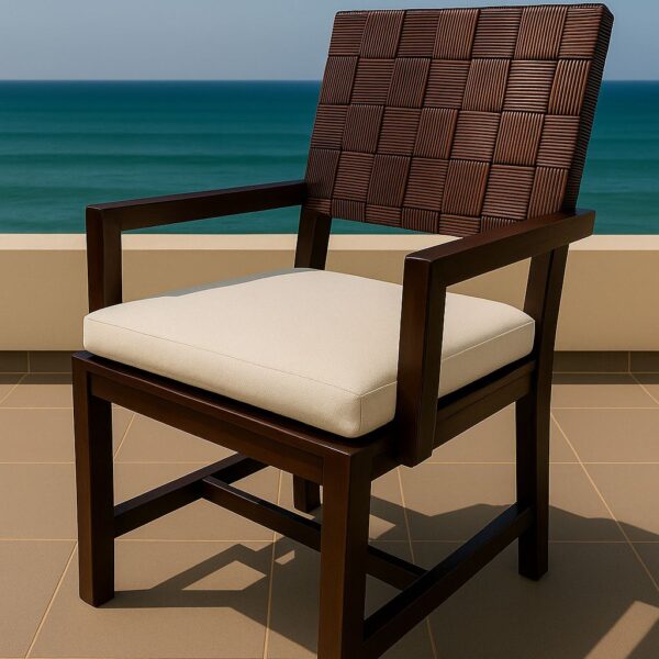 Silla Barcelona Tejida con brazos