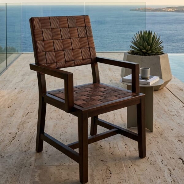 Silla Barcelona Tejida con brazos